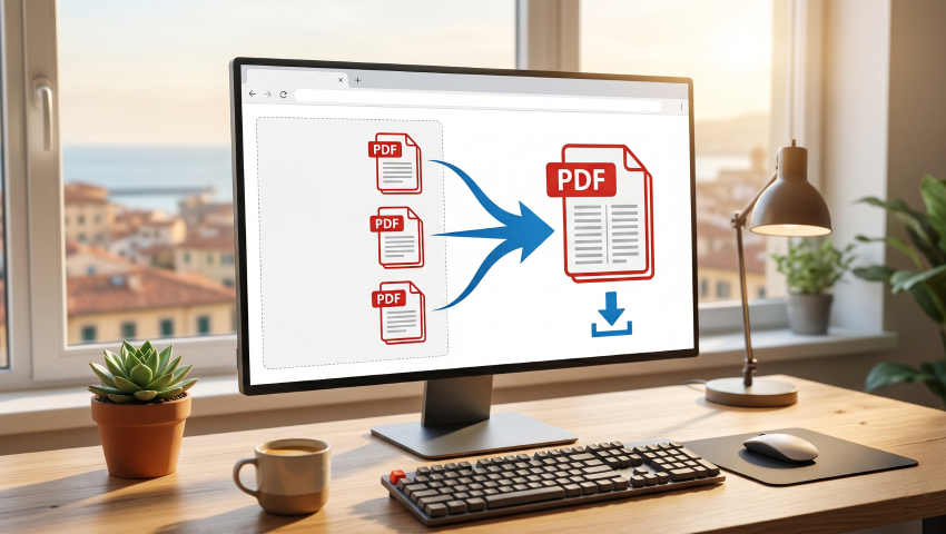 دمج ملفات PDF مجاناً